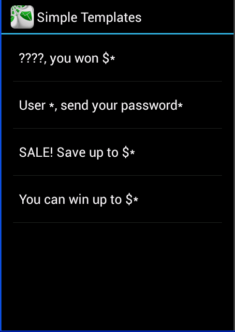 SMS Spam Cooler Screen 3