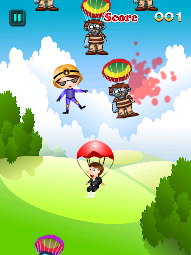 【免費休閒App】Zombie Skydiver Panic Freefall-APP點子