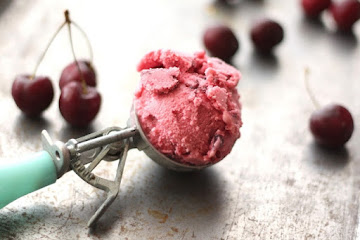 Roasted Cherry Frozen Yogurt