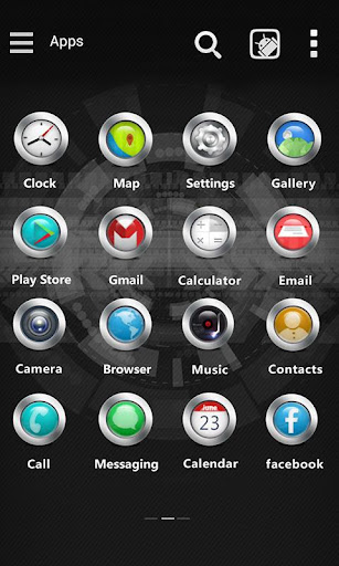 【免費個人化App】Core circle GO Launcher Theme-APP點子