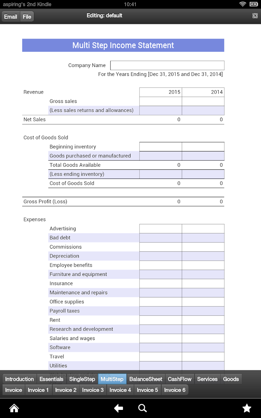 Finance Tools Screen 3
