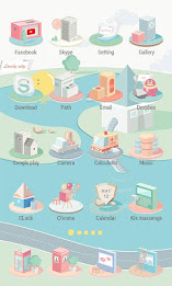 Cute City Theme -ZERO launcher poster 2