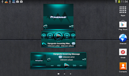 How to install Poweramp widget BLACK Turquois 2.05-build-205 unlimited apk for laptop