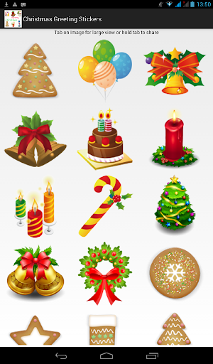 Christmas Greeting Stickers