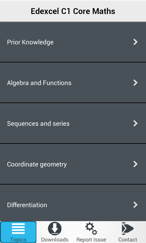 Edexcel C1 Screen 2