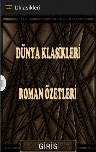 DÜNYA KLASİKLER ROMAN ÖZETLERİ