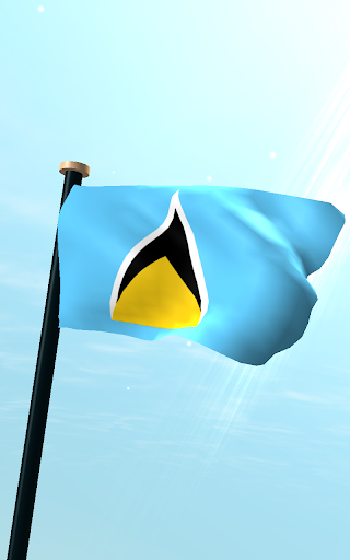 免費下載個人化APP|Saint Lucia Flag 3D Free app開箱文|APP開箱王