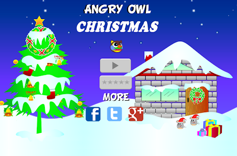 Angry Owl Christmas - náhled