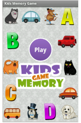 Kids Memory Game: Cartoons