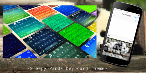 Sleepy Panda Keyboard Theme