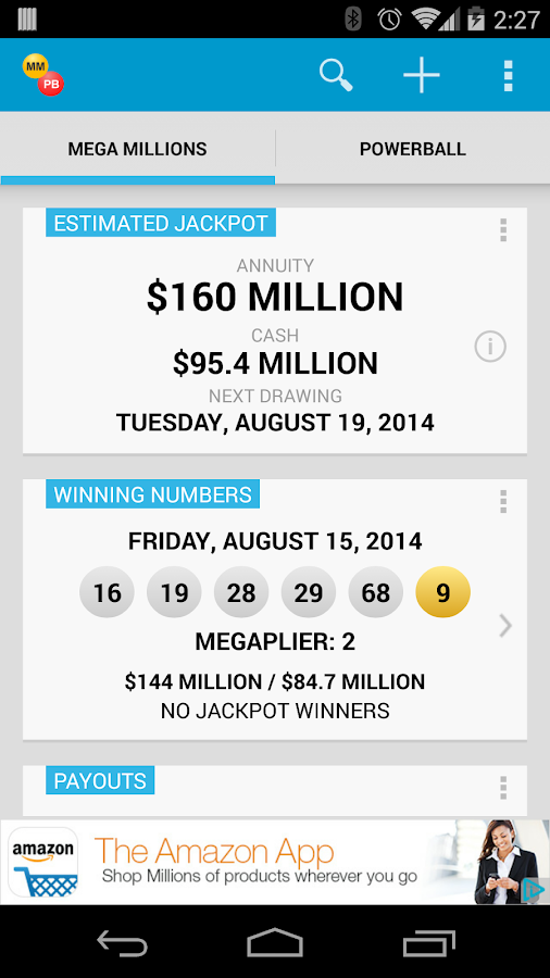Mega Millions &amp; Powerball - Android Apps on Google Play
