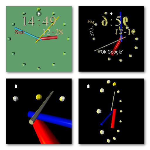 3D imclock for Android Wear