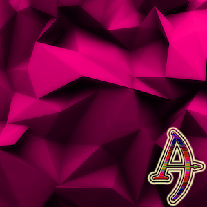 Polygons Pink Xperien Theme