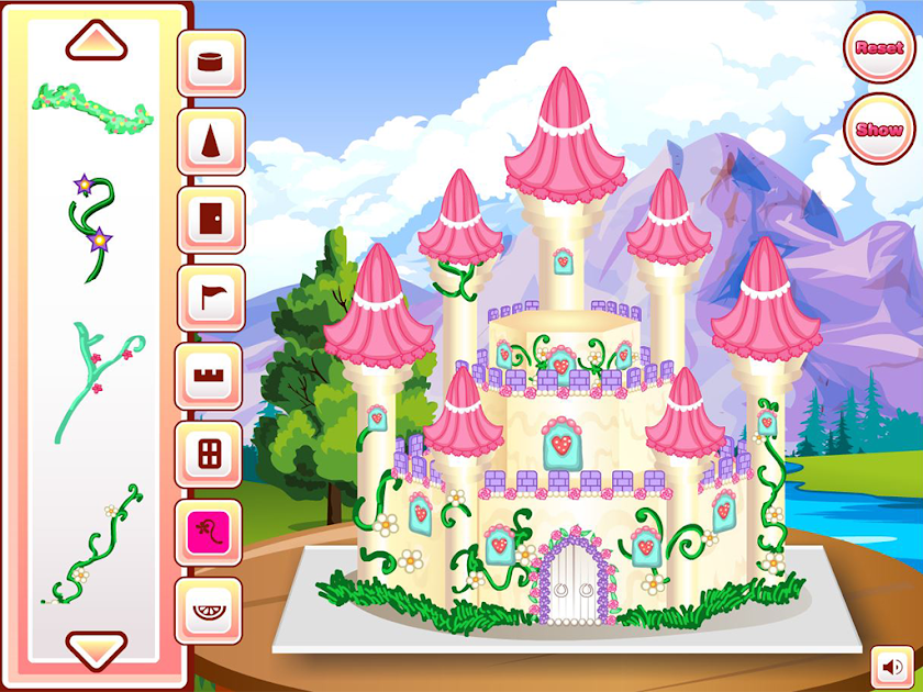 Princess Castle Cake Cooking Screen 1