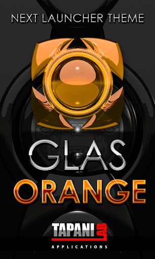 Next Launcher Theme g. orange