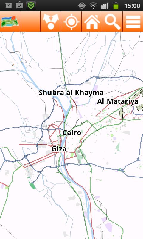 Egypt Offline mappa Map Screen 2