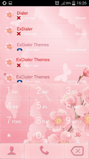 ExDialer Cherry Flowers