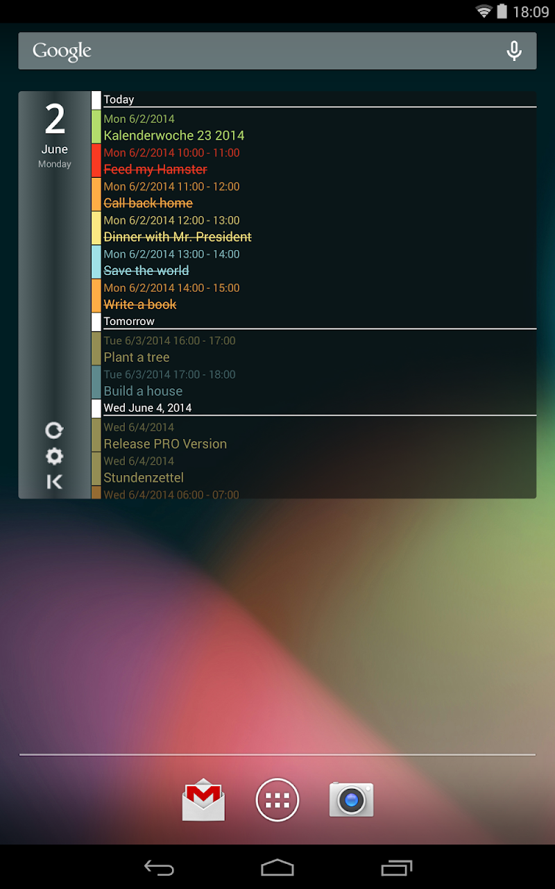Clean calendar widget Pro v4.5 Build 45 UPDATE Download Apk