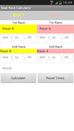Rowing Seat Race Calculator poster 2