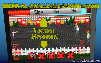Survival Challenge Zombie Game poster 1