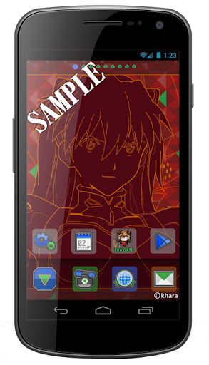 【免費個人化App】エヴァスマホきせかえ（アスカモデル）-APP點子