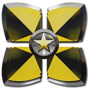 Next Launcher theme Yellow Star