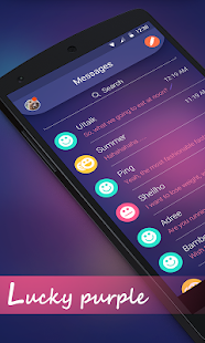 (FREE)GO SMS LUCKYPURPLE THEME(圖1)-速報App