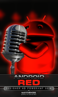Download poweramp skin android red APK for PC