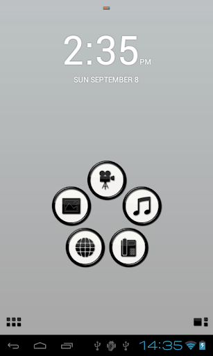 Smart Launcher GSLTHEME 黑色