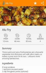 Indian Food & Curry Recipes Screenshots 3