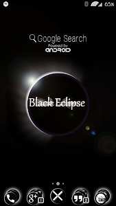 Screenshot Black Eclipse Launcher Theme v1.2
