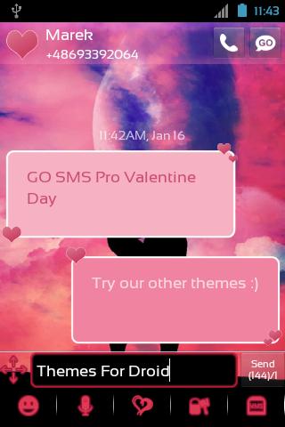 免費下載個人化APP|GO SMS Pro Valentine Day app開箱文|APP開箱王