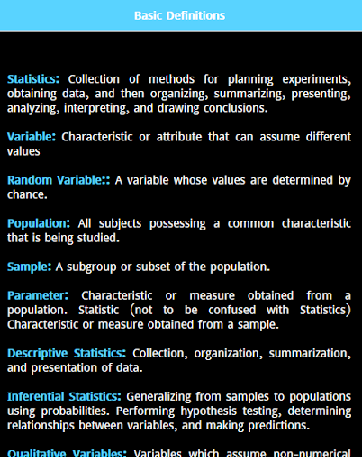 Basic Statistics