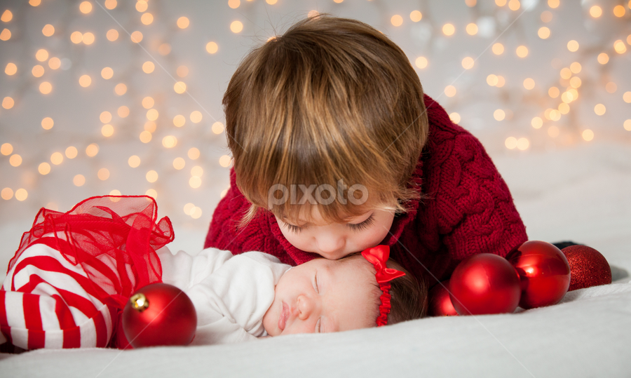 Christmas Sibling Love  by Mike DeMicco - Public Holidays Christmas