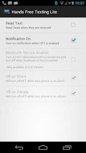 Free Download HFT Lite (Hands Free Texting) APK for Android