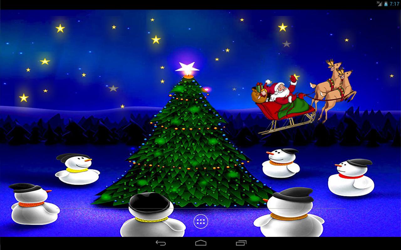 Christmas Night Live Wallpaper Apl Android Di Google Play