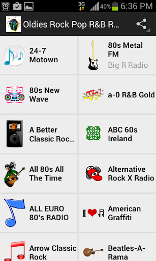 Oldies Rock Pop R B Radio