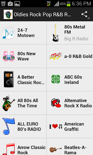 【免費音樂App】Oldies Rock Pop R&B Radio-APP點子