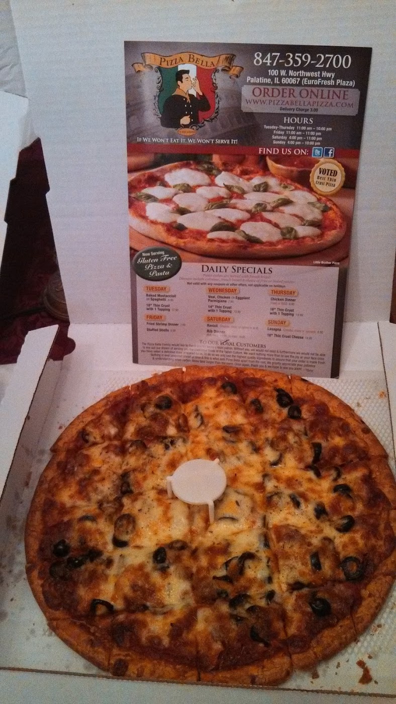 Pizza Bella GlutenFree Palatine 2024