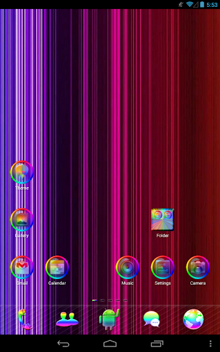 Color Mix GO Launcher Theme