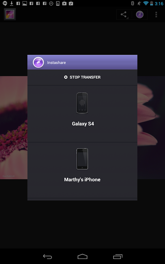   Instashare – Capture d'écran 