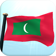 Maldives Flag 3D Wallpaper