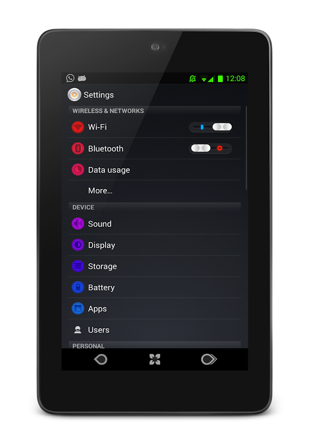 Elemente Theme for CM9/CM10.2 - screenshot