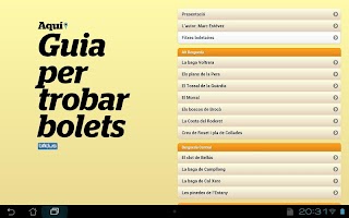 Guia per trobar bolets (D) APK צילום מסך #3