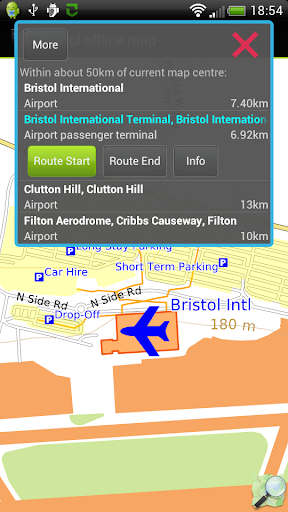 Bristol England offline map