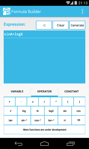 【免費生產應用App】Formula Builder 公式构建器-APP點子