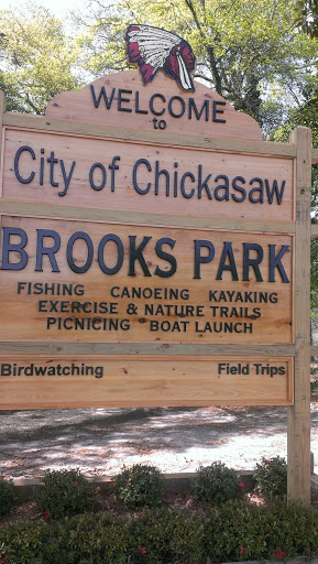 Brooks Park Sign Chickasaw AL