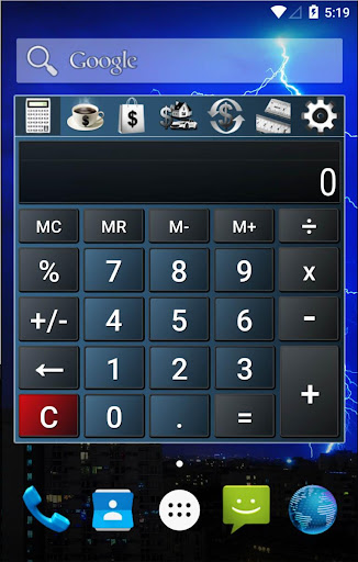 Mad Calculator Widget