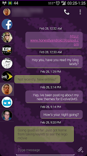 How to install EvolveSMS Theme Soft Purple lastet apk for bluestacks