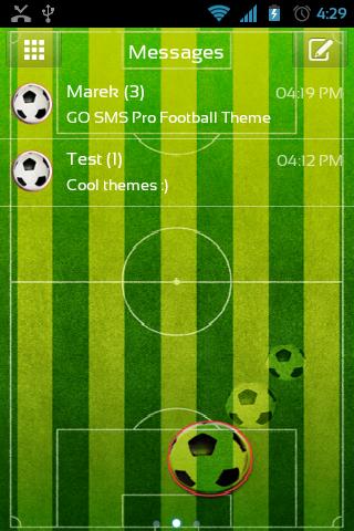 Football Theme for GO SMS Pro